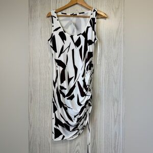 Express Ruched Knit Sleeveless Dress Size M